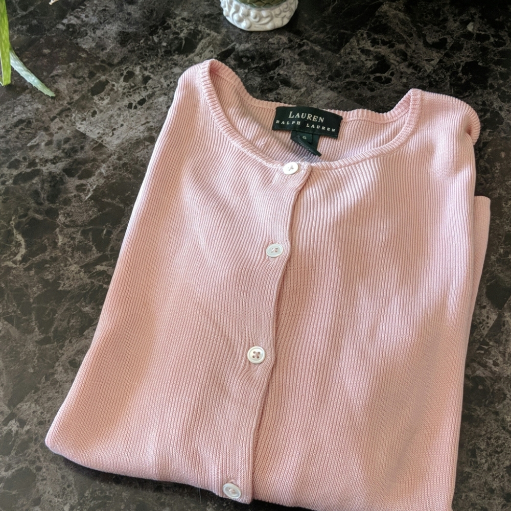 Ralph Lauren 100% silk cardigan